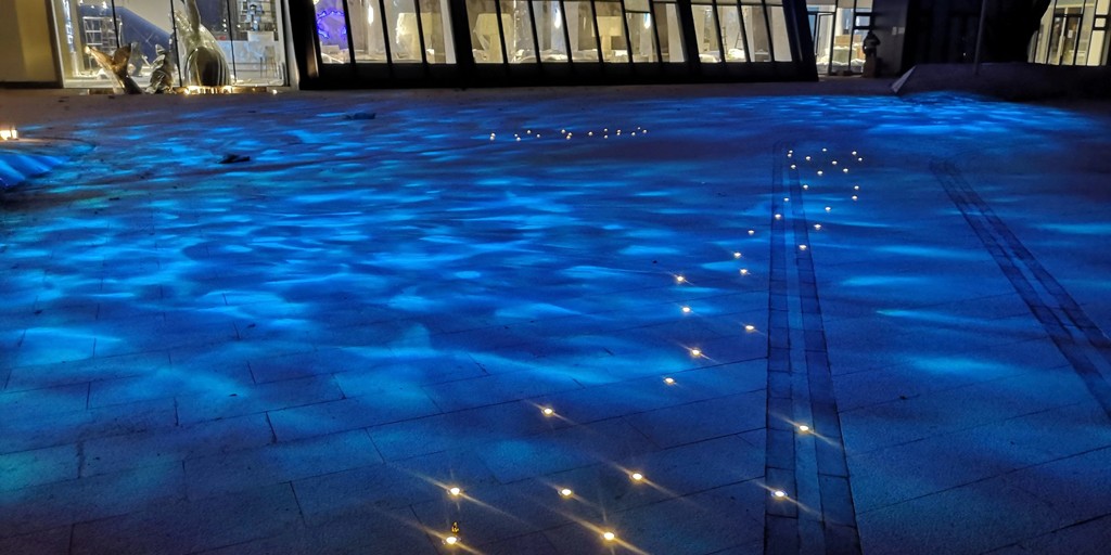 Water ripple effect